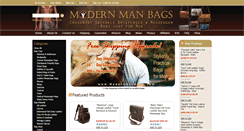 Desktop Screenshot of modernmanbags.com
