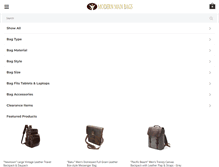 Tablet Screenshot of modernmanbags.com
